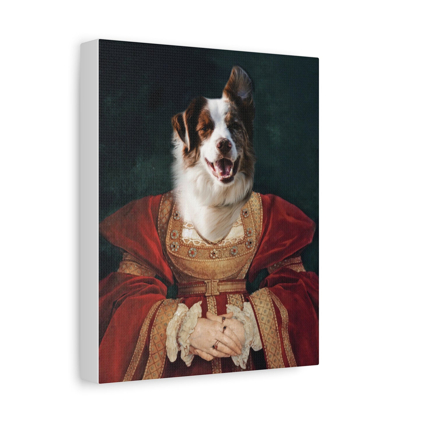 Royal Pet Portrait Custom Pet Portrait Canvas | Renaissance Style