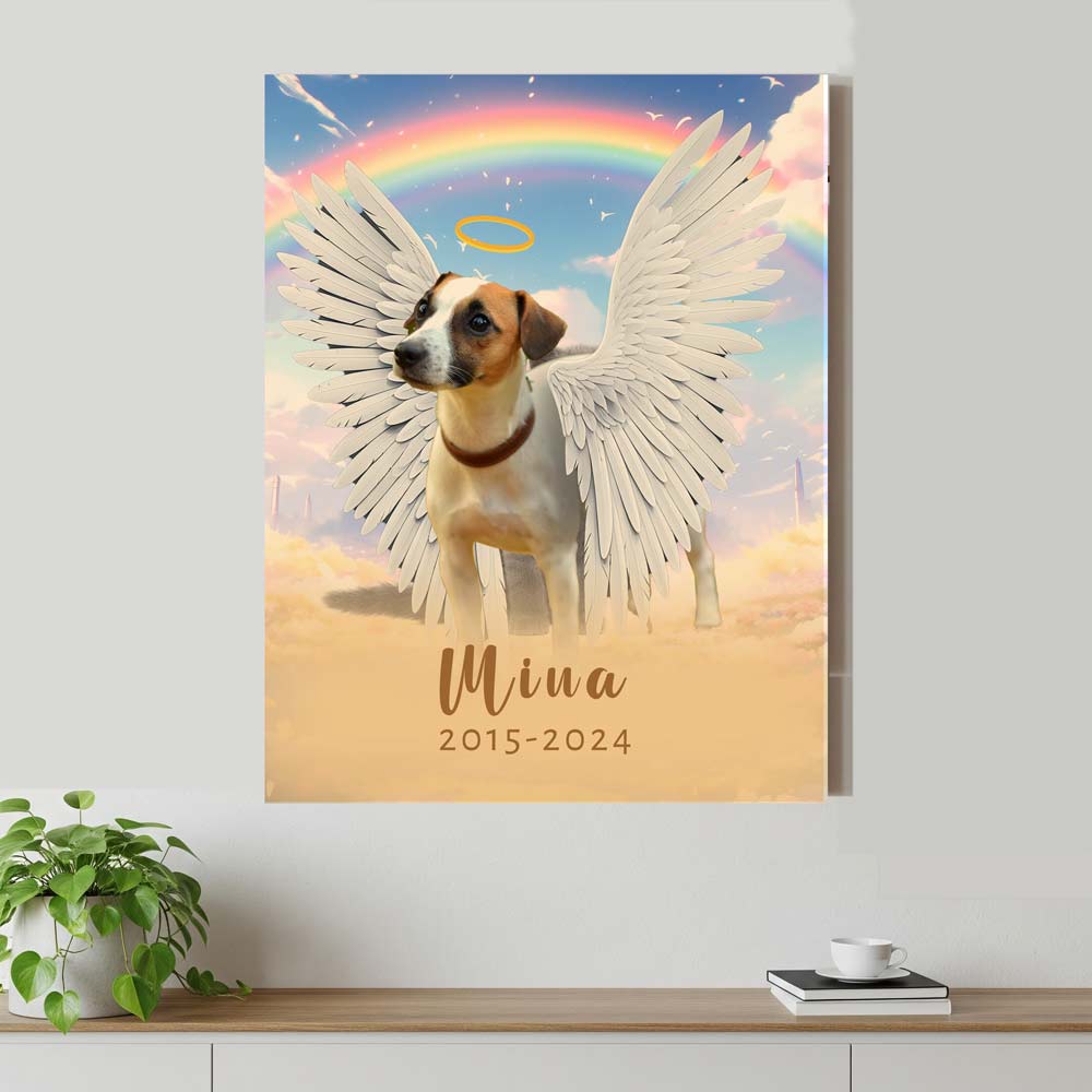 Custom Pet Portrait | Dog memorial gifts| Pet loss gifts
