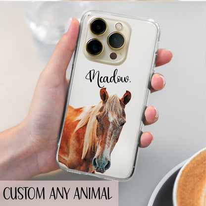 Custom Pet Phone Case Using Pet Photo| Clear Cases