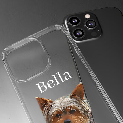 Custom Pet Phone Case Using Pet Photo| Clear Cases