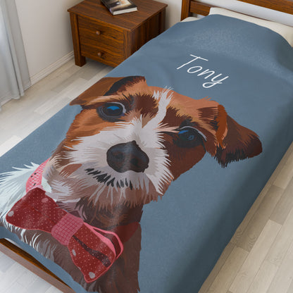 Dog Portrait Blanket