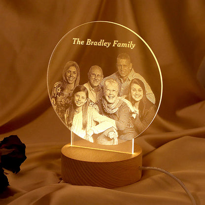 Personalized 3D Photo Night Light Gift for Birthday|Mother's Day| Valentine's Gift| Pet Memorial