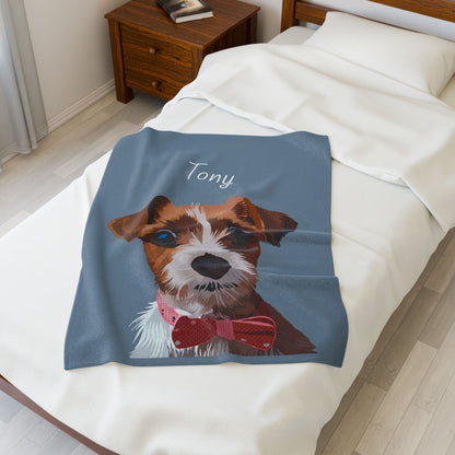Dog Portrait Blanket