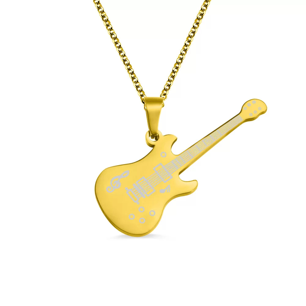 Personalized Guitar Necklace | Guitar lovers presents