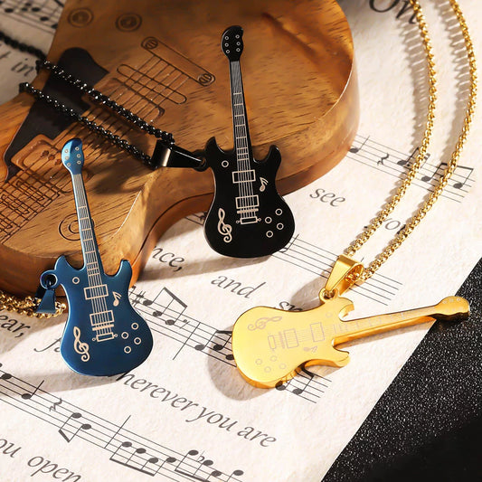 Personalized Guitar Necklace | Guitar lovers presents