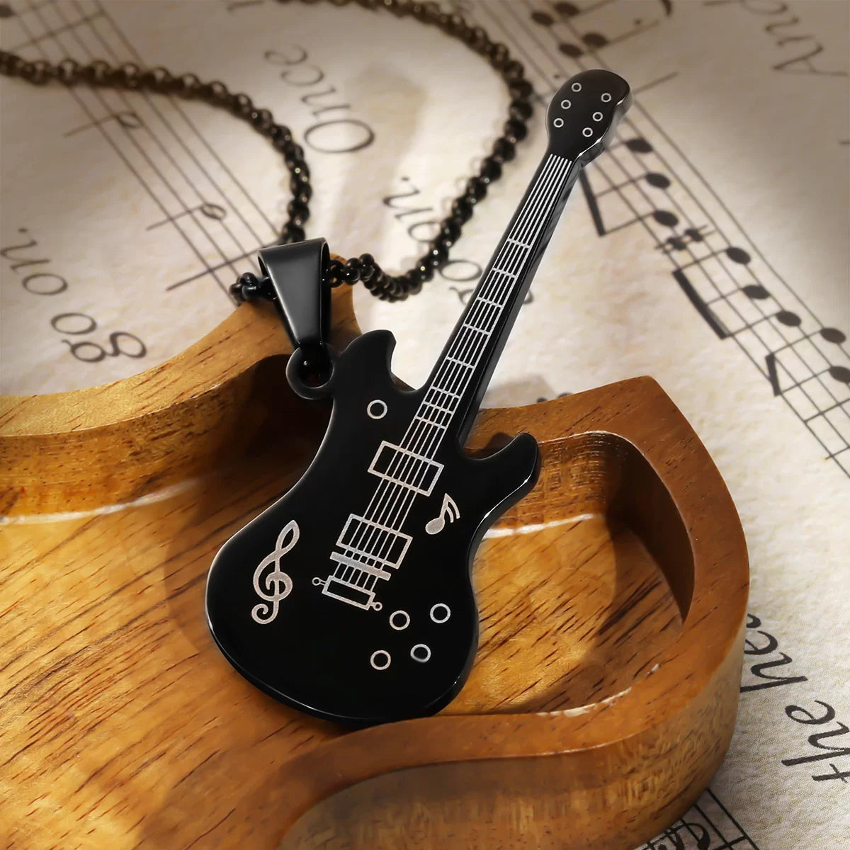 Personalized Guitar Necklace | Guitar lovers presents