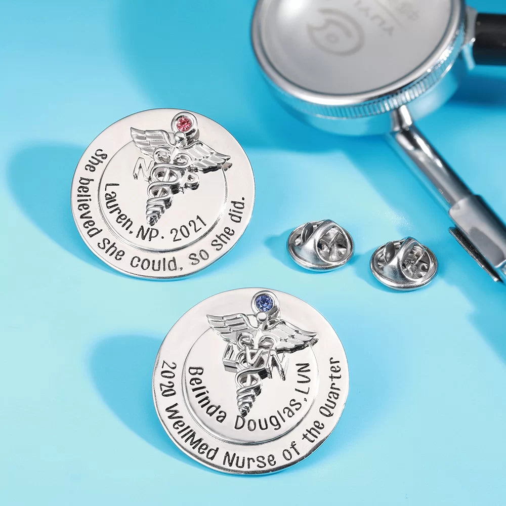 Custom Nursing Pins for RN / BSN / RN/ LPN/ LVN | Nursing graduation pins