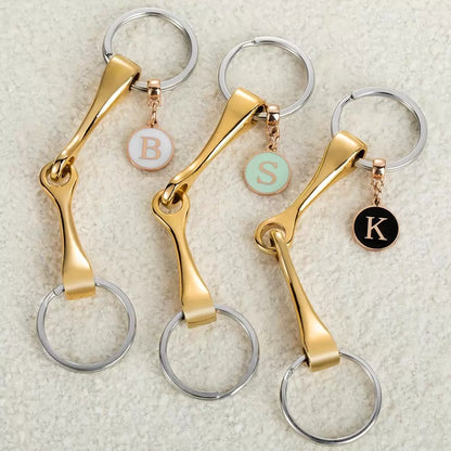 Personalized Snaffle Bit Key Ring | Horse Bit Keychain |Equestrian Gifts