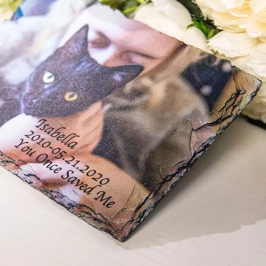 Customize Any Pet Remembrance Photo Plaque