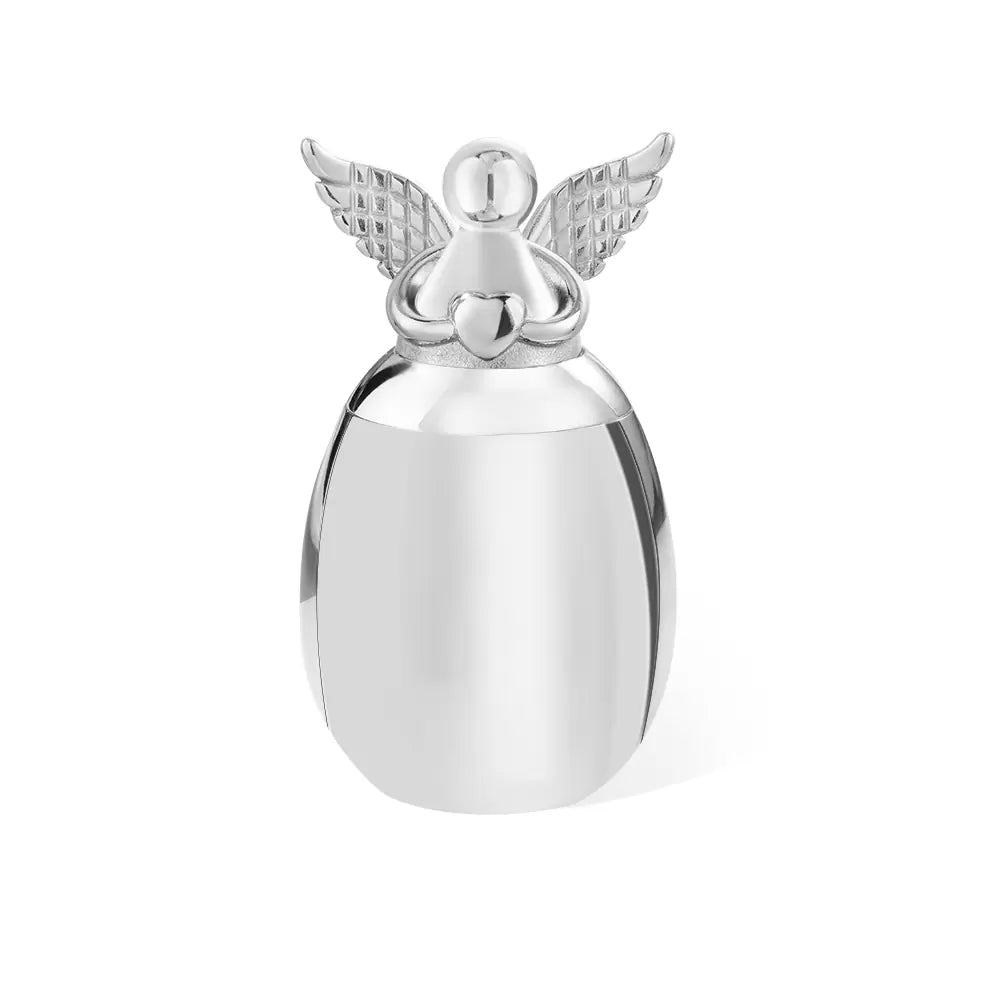 Personalized Angel Heart Pet Ashes Urn
