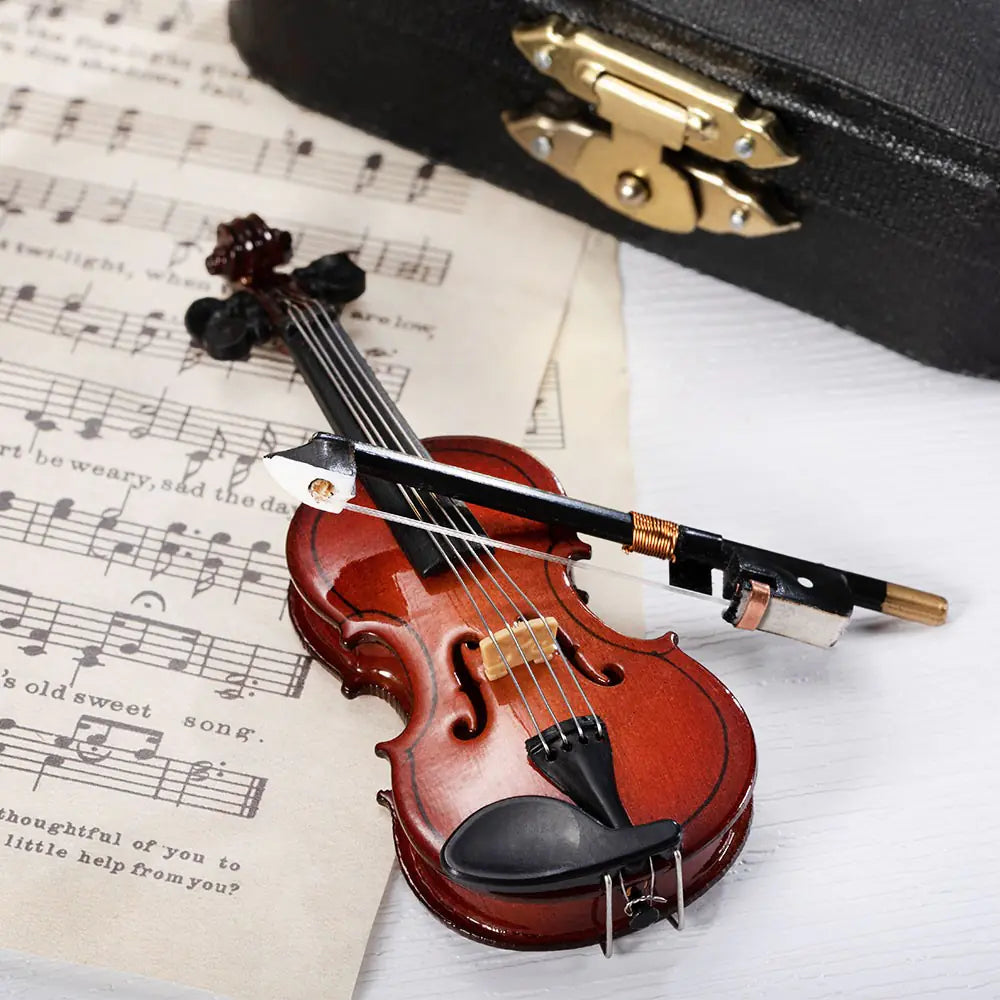 Miniature Mini Violin with Case | Worlds smallest violin toy