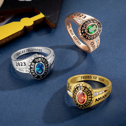 Custom class rings for women |High School, College, University