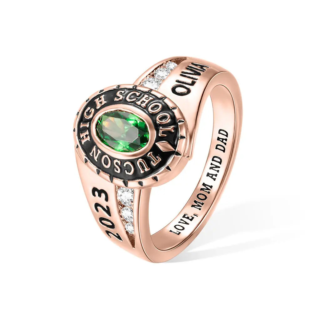 Custom class rings for women |High School, College, University