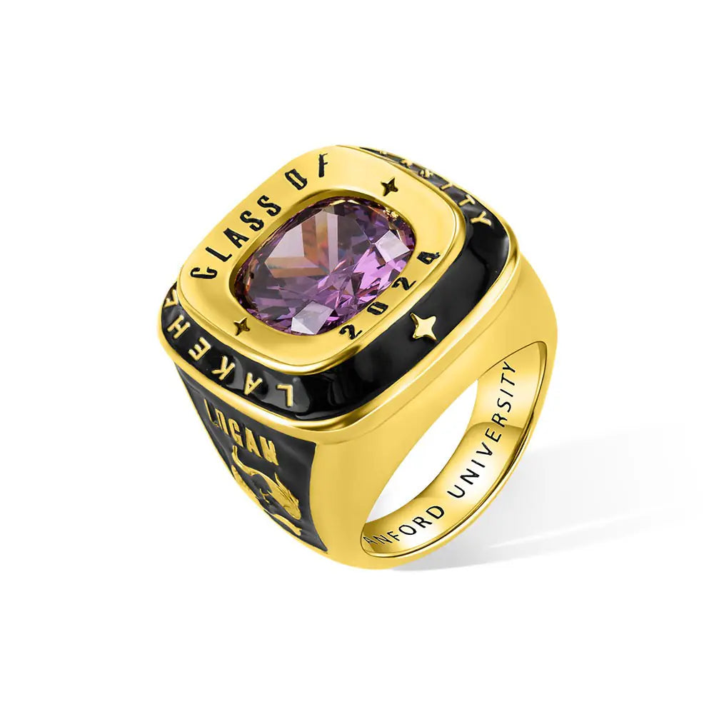 Custom Class Ring for Men's High School, College & University