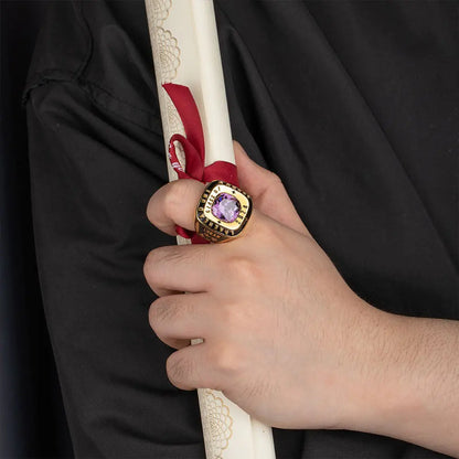 Custom Class Ring for Men's High School, College & University