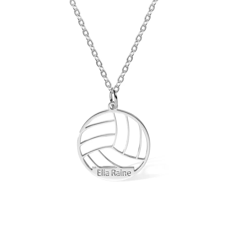 Personalized volleyball necklace | Gift for Volleyball Player/Sports Lover