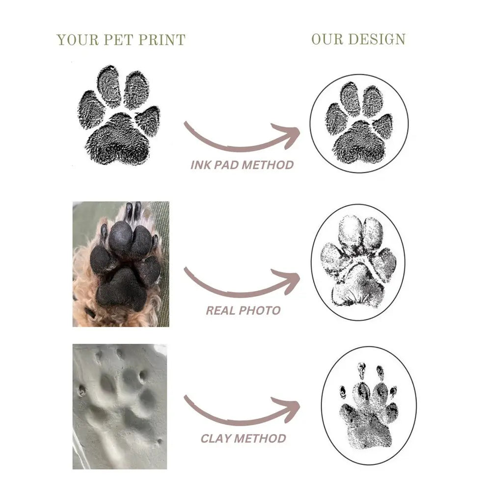 Custom  Paw Print Ring |Minimalist Ring | Pet Memorial Gift