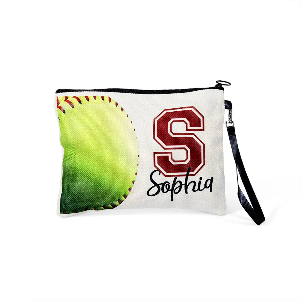 Personalized Cosmetic Bags | Name & Initial Sport Makeup Bag