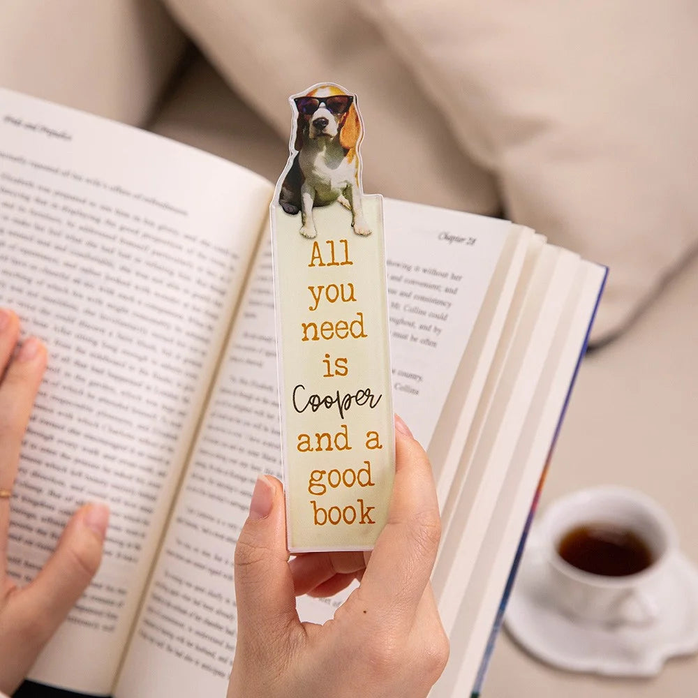 Personalized Pet Picture Bookmark | Dog Mom Gifts | Cat Mom Gifts