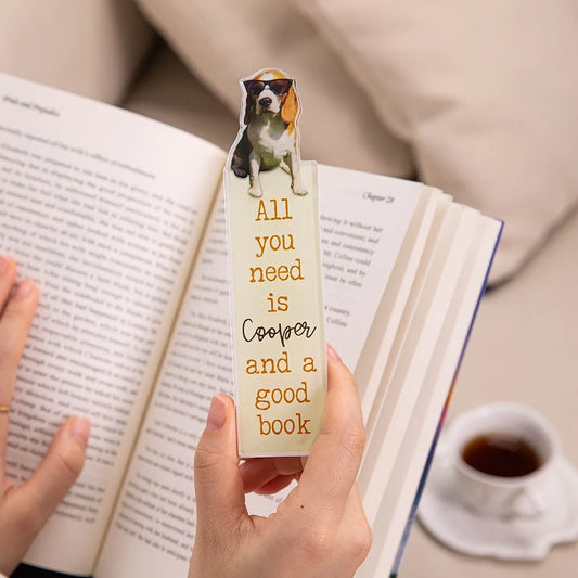 Personalized Pet Picture Bookmark | Dog Mom Gifts | Cat Mom Gifts