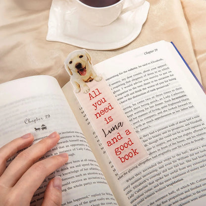 Personalized Pet Picture Bookmark | Dog Mom Gifts | Cat Mom Gifts