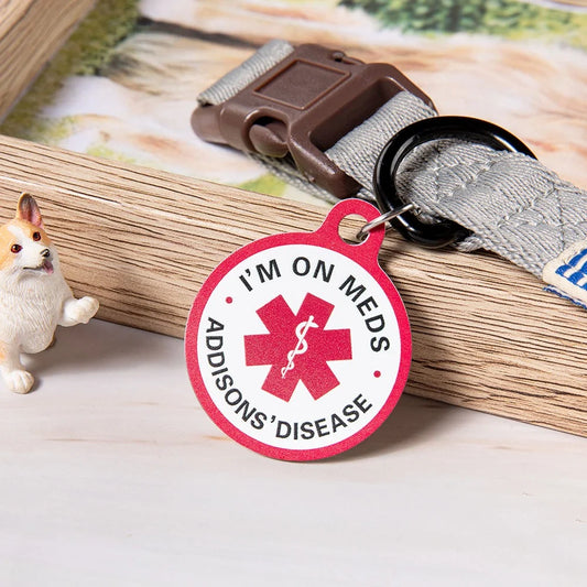 Custom medical alert dog | Blind Dog Accessories, Special Dog Needs Tag