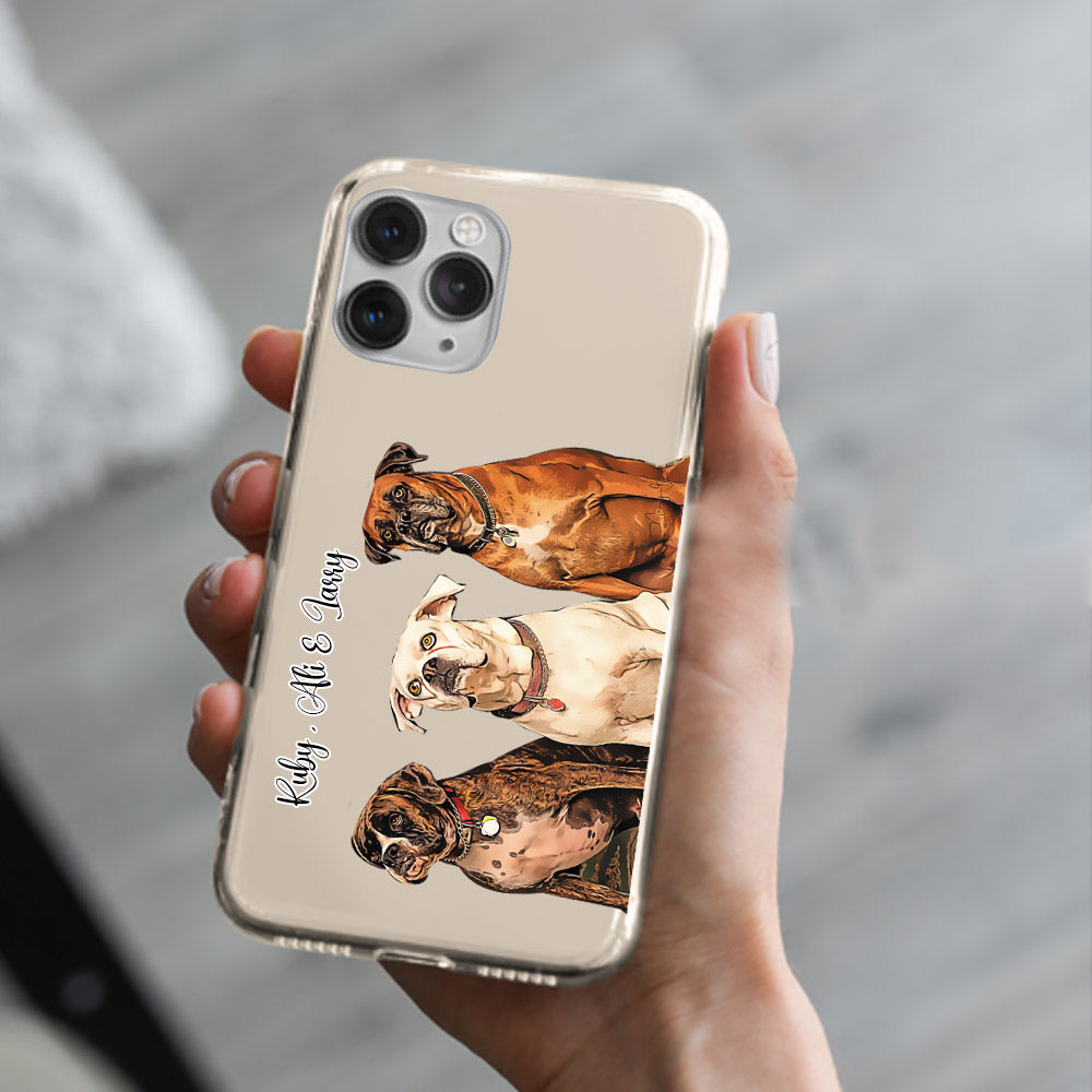 Custom Pet Phone Case Using Pet Photo| Clear Cases