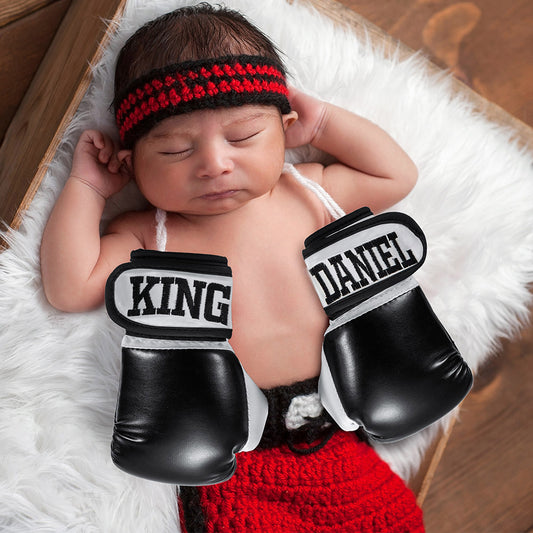 Personalized Baby Boxing Gloves (aged 0-3)