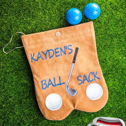 Personalized golf ball sack | Golf humor gifts