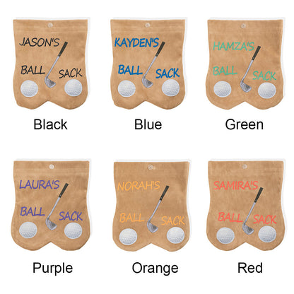 Personalized golf ball sack | Golf humor gifts