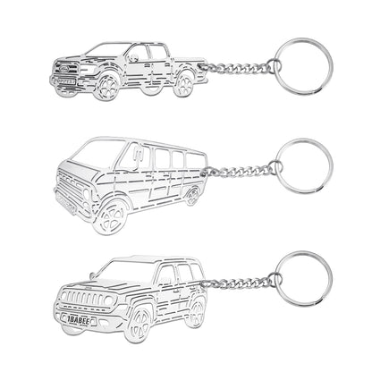 Personalized Car Keychain in Any Model from Your Photo