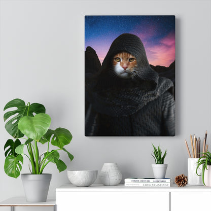 Parody Kylo Ren Star Paw Custom Pet Portrait Canvas