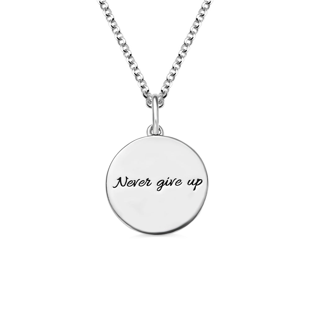 Engraved Basketball Necklace with Number