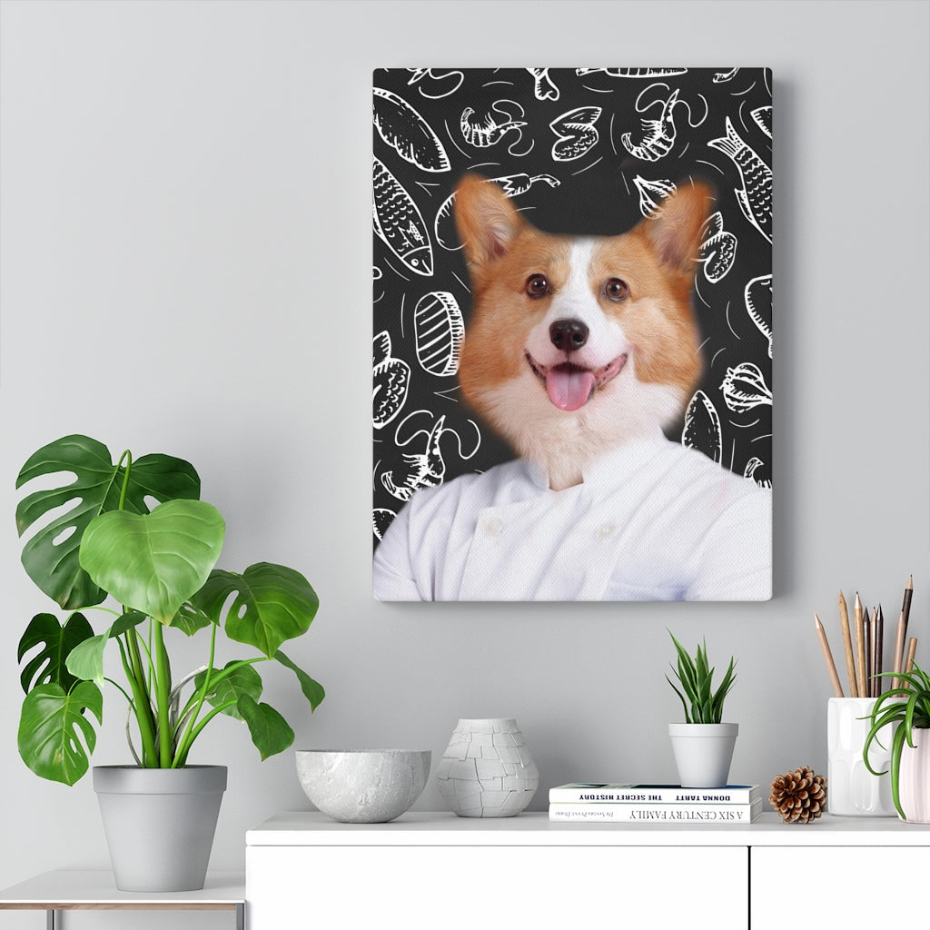 The Cook - Custom Pet Canvas Wraps