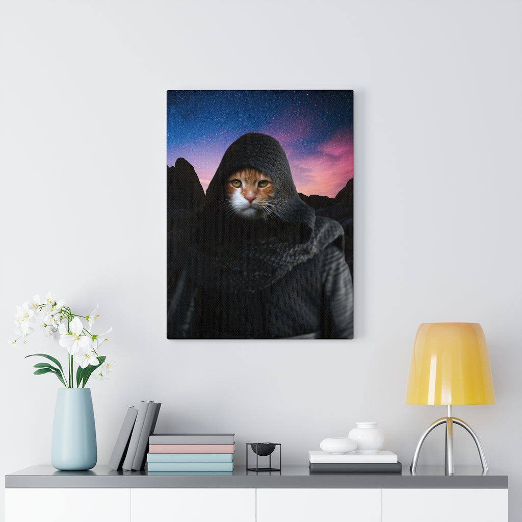 Parody Kylo Ren Star Paw Custom Pet Portrait Canvas