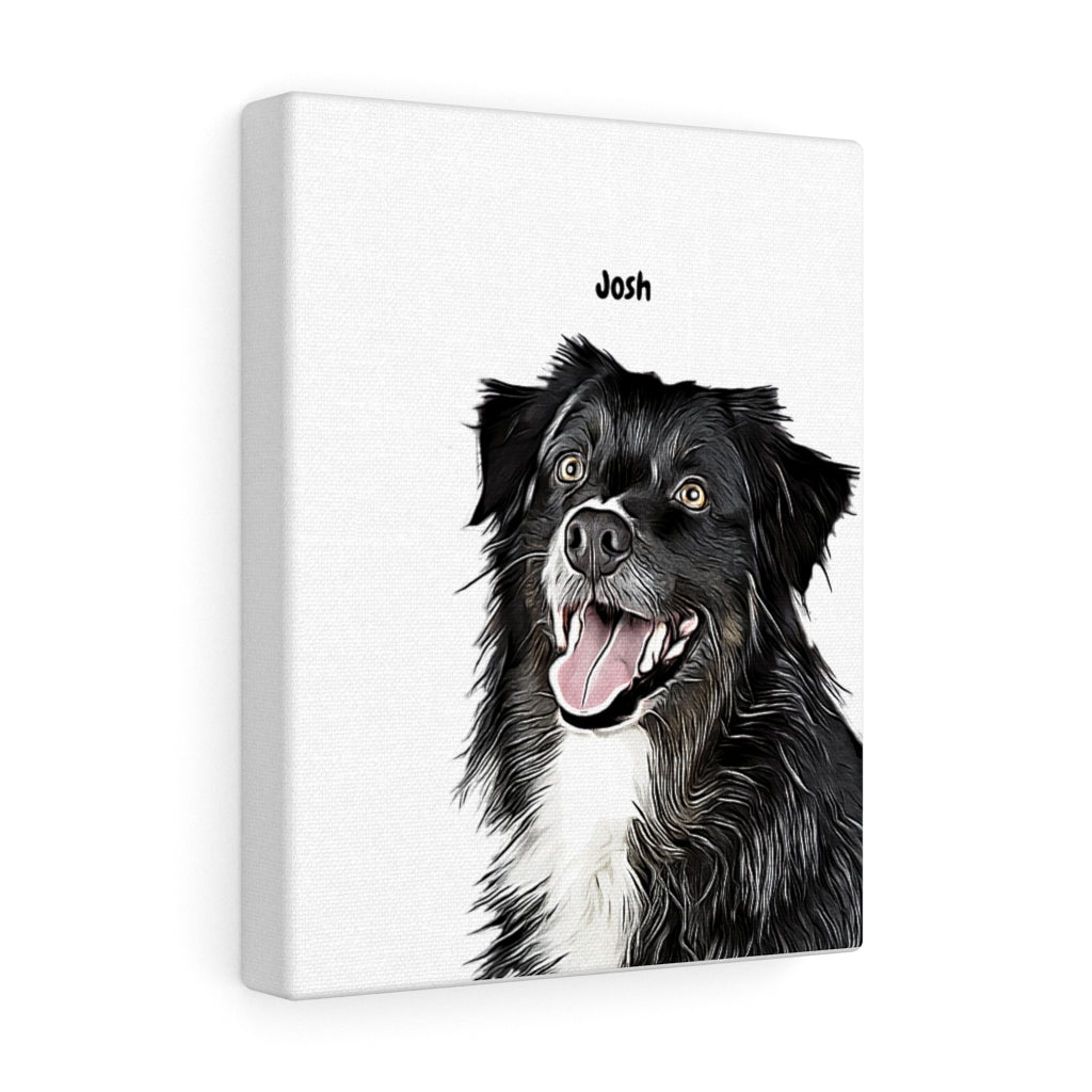 Custom Pet Portrait Canvas