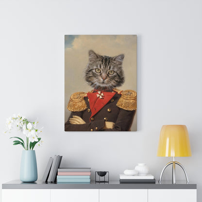 The Commander - Custom Pet Canvas Wraps