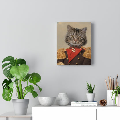 The Commander - Custom Pet Canvas Wraps