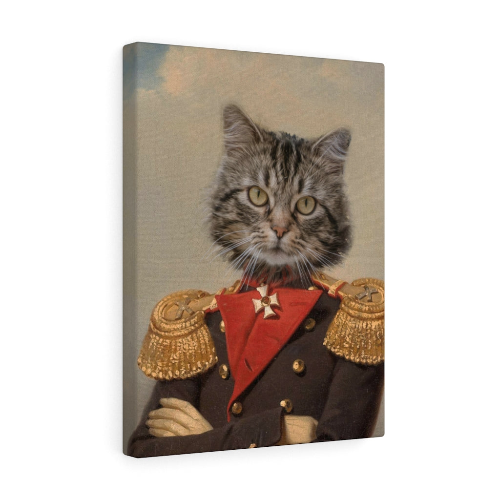 The Commander - Custom Pet Canvas Wraps