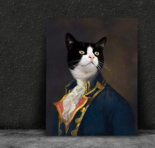 Renaissance Gentleman Costume1 Pet Portrait Canvas