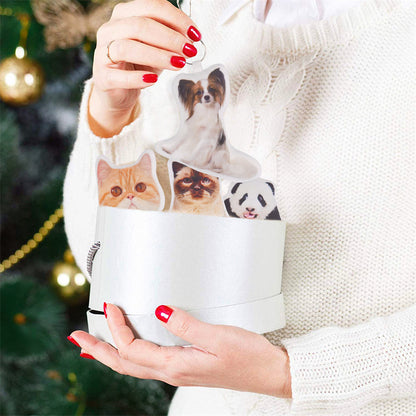 Customized Pet Photo Charm plush key chain | Handbag plush charm | Schoolbag plush charm