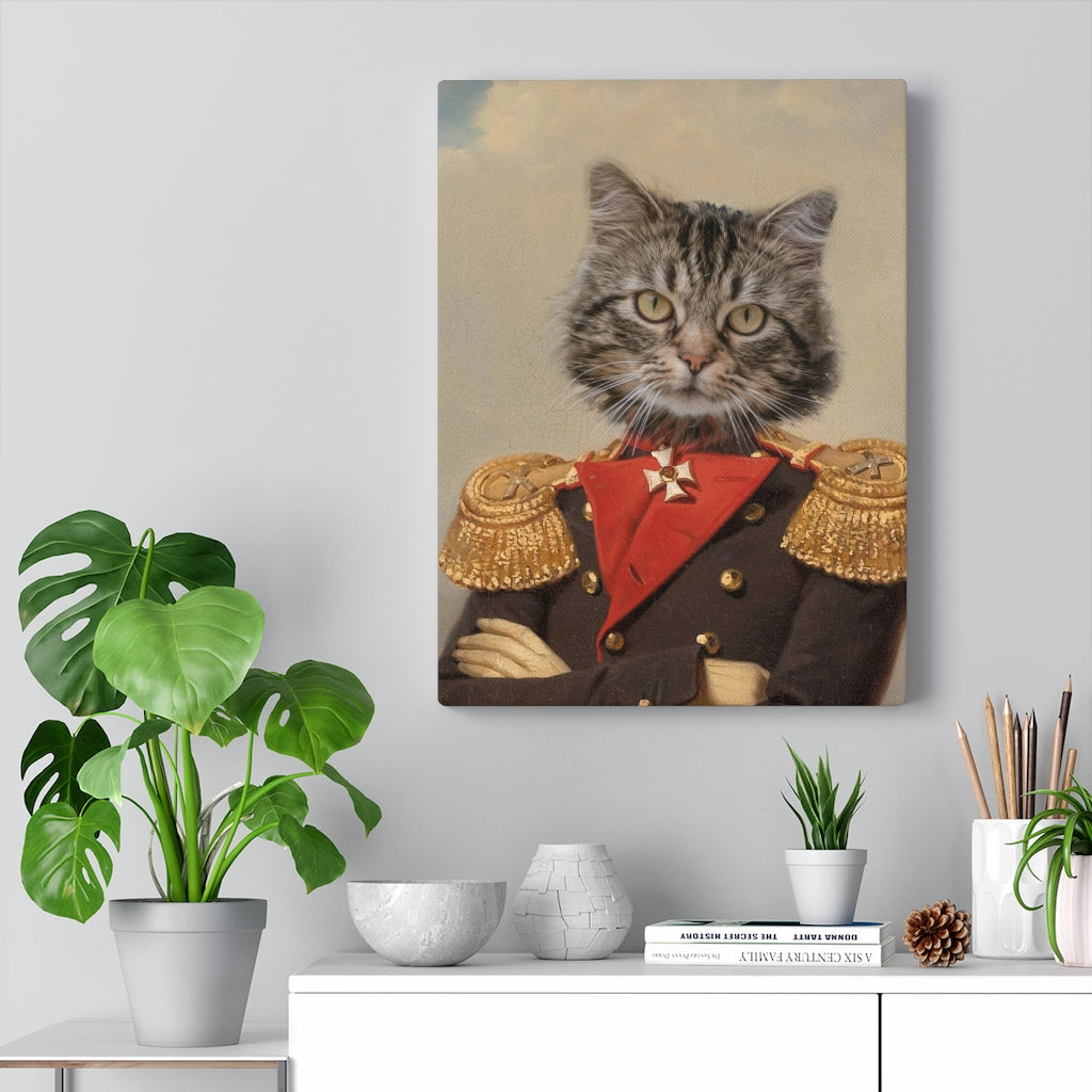 The Commander - Custom Pet Canvas Wraps