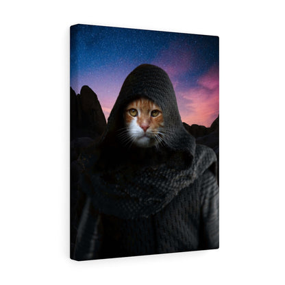 Parody Kylo Ren Star Paw Custom Pet Portrait Canvas